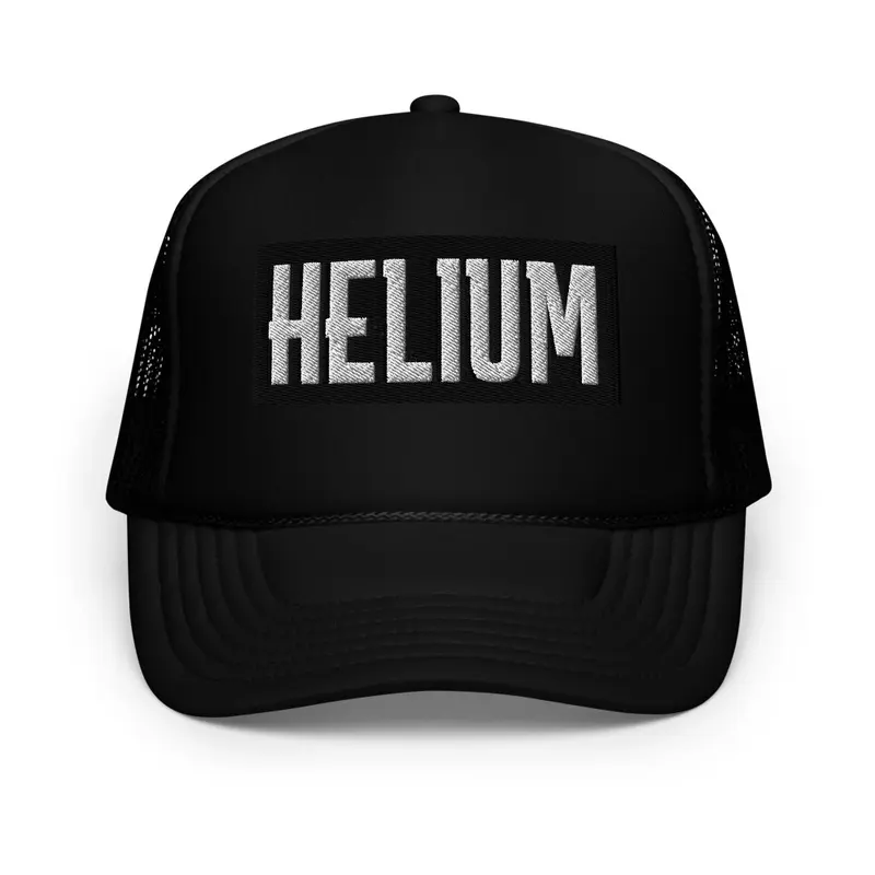 Helium foam cap